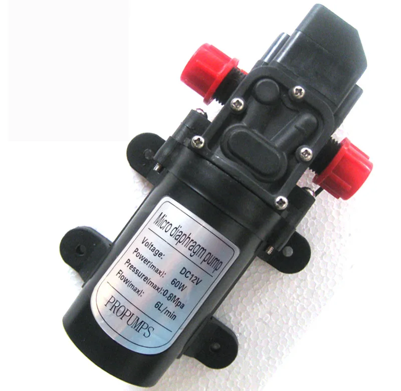 Buy 12V micro Pump DC 5L/min 60W Micro Car Diaphragm