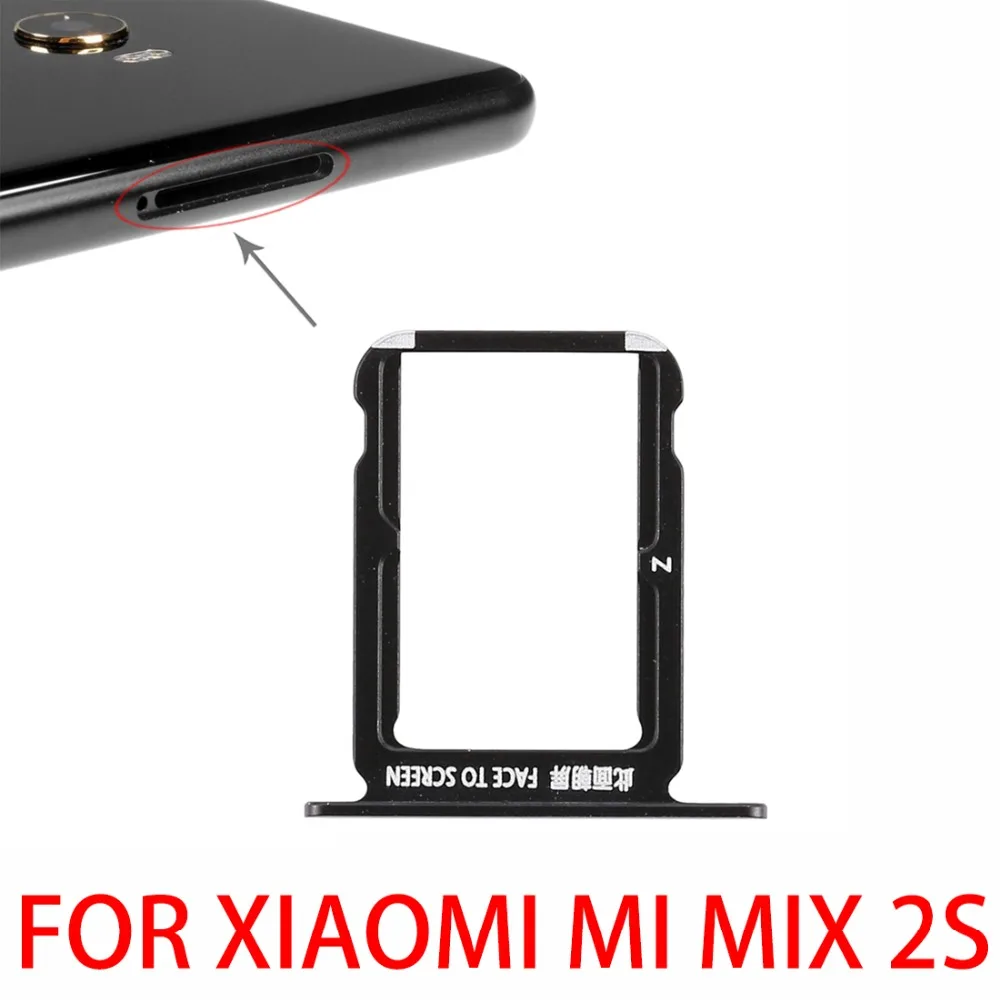 Черный/золото/серебро sim-карты слот для Xiaomi mi 8/mi x 2 S/mi 8 SE/Note 3/Note mi x2 одиночный/двойной высокое качество