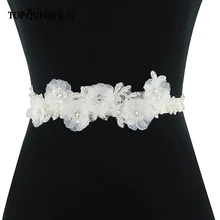 TOPQUEEN S249 красивый цветок Вечеринка Выпускные платья аксессуары Свадебные ремни пояса/Невеста свадебные ленты Пояски