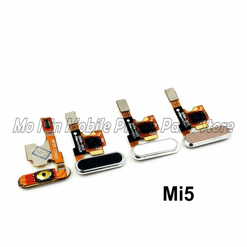 

New Home Button Touch ID Sensor Key For Xiaomi Mi5 Mi5S Mi5SPlus Mi A1 Mi5X Replacement Parts FingerPrint Button Flex Cable