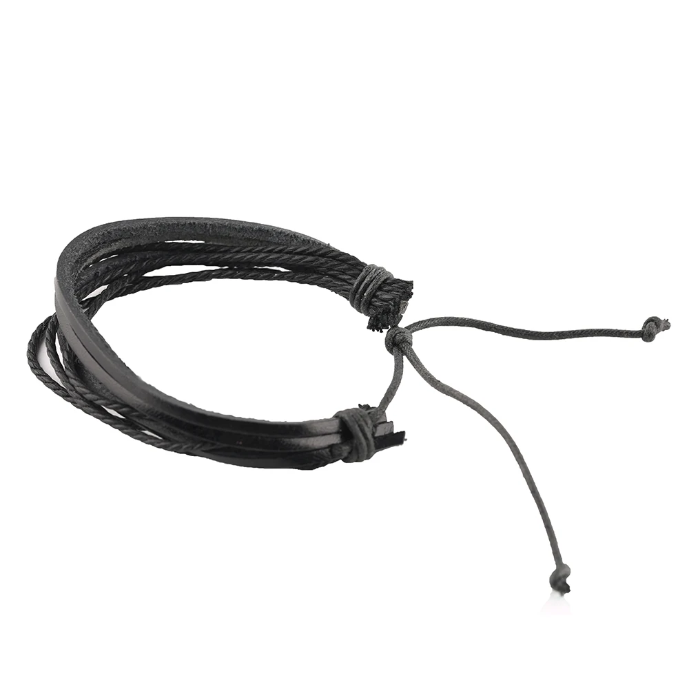 Trendy Elastic Hemp Rope Bracelets Unisex Female Leather Bangle Chain Casual Simple Charm Bracelets   (1)