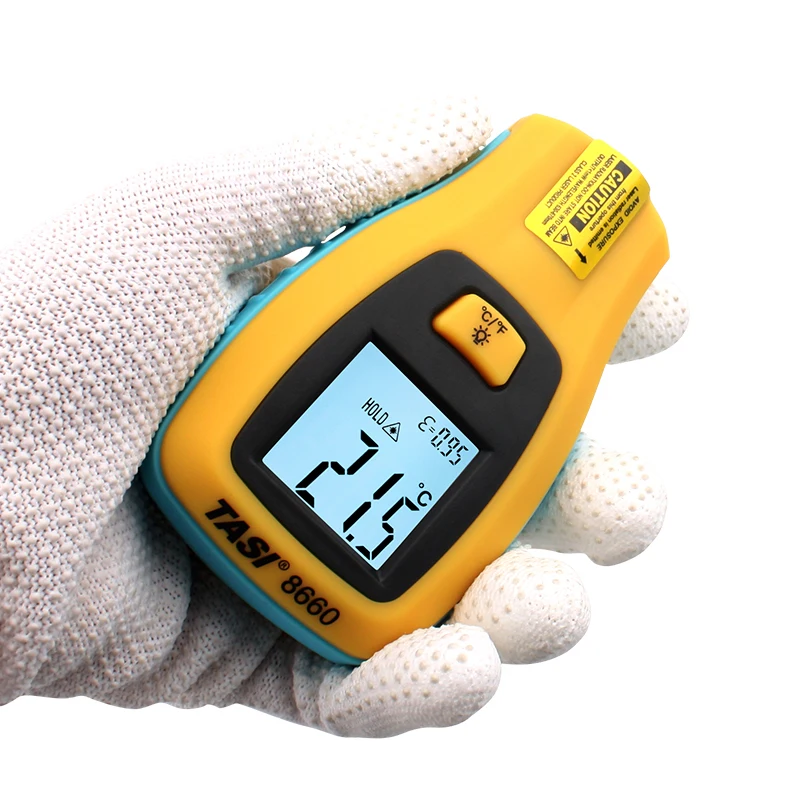 

Mini Pocket Digital LCD Infrared Laser Thermometer Temperature Measurement Range -50 to 330 Celsius TASI-8660