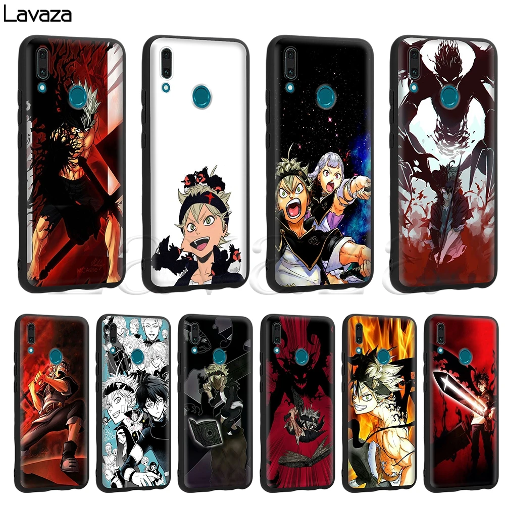 

Lavaza Black Clover Case for Huawei Mate 20 Honor Note 6a 7a 7c 7x 8c 8x 9 10 Nova 3i 3 Lite Pro Y6 2018 Prime