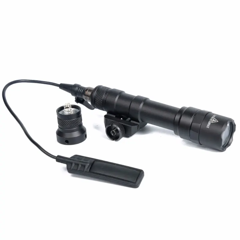 

M600B Scout Light LED CREE Flashlight Tactical Light with Remote Pressure Switch Controller fit 20mm Picatinny Rail for Hunting