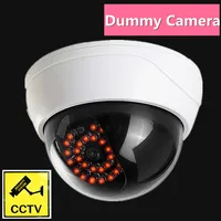 Falso camera dummy telecamera di sicurezza della cupola esterna infared ir led luce video di sorveglianza del cctv di wifi simulazione dummy cam