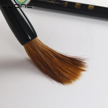 

EZONE Chinese Writing Brush Horse Hair Wood Handel Calligraphy Brushes For Handwriting Practice Couplets Regular Script Supplies