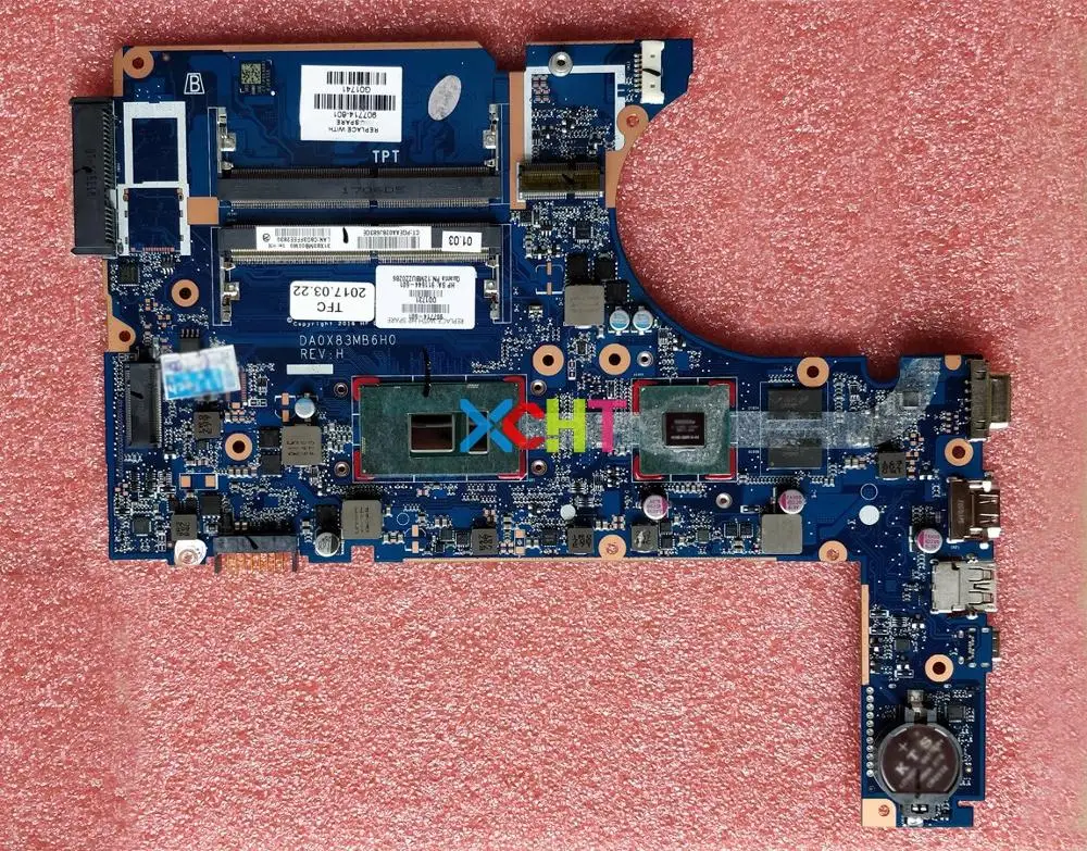 

XCHT for HP ProBook 450 470 G4 Series 907714-601 907714-001 i5-7200U DA0X83MB6H0 N16S-GMR-S-A2/2GB Laptop Motherboard Tested