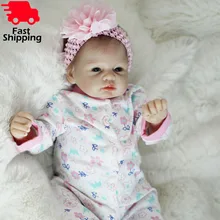 Otarddolls Bebe Кукла Новорожденный 22 “55 см мягкий силикон-Виниловый reborn baby doll милые девушки игрушки boneca для детей подарок на день рождения