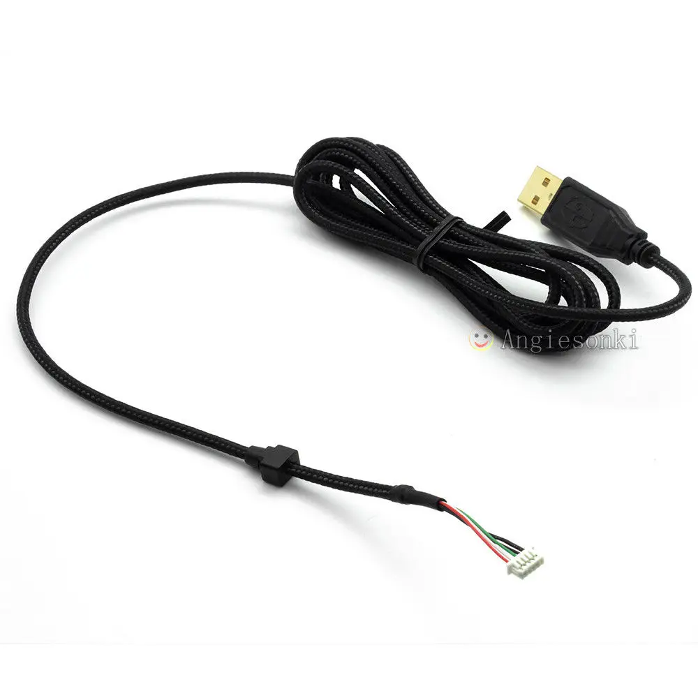 Скидка Новый font b USB b font кабель линия провод для MadCatz Saitek RAT3 рат4 рат5 рат6 рат7 рат8 те игровая мышь 2 м