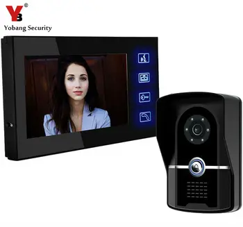 

Yobang Security IR Night Vision Camera kit Video Door Intercom smart doorbell Night Version Intercom System Video Intercom