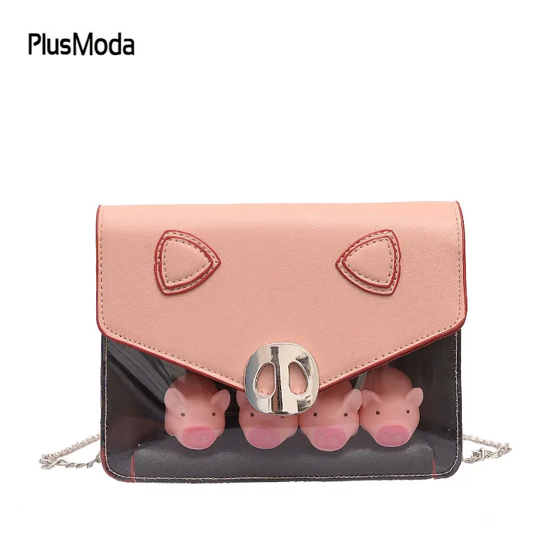 

2019 Hot Sale Fashion Women Cute Pig Design Bag Women's Bag High Quality PU Leather Cross Body Shoulder Travel Messenger Bag