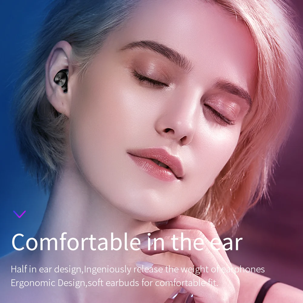 Nasin A6 TWS 5 0 Mini True Wireless Earbuds Bluetooth Earphone Headset With Mic Charging Box For iPhone Xiaomi Samsung