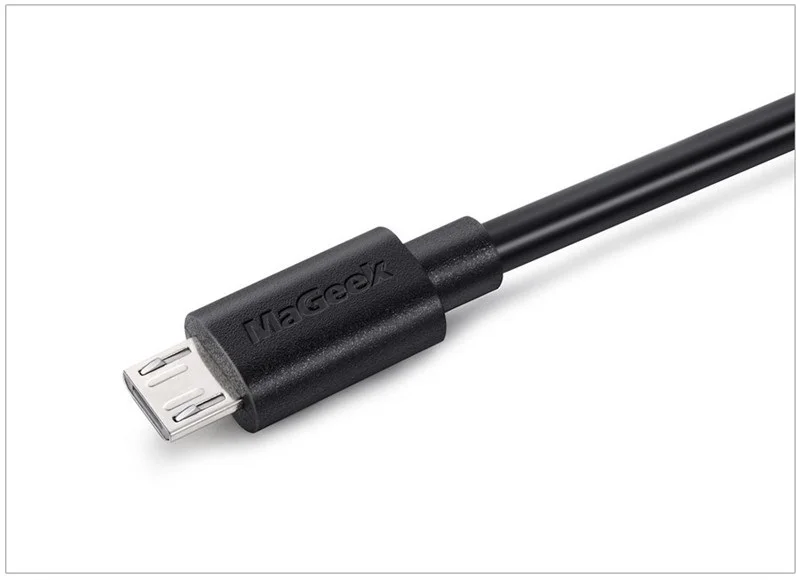 MaGeek 0.3 متر/1ft قصيرة المصغّر usb كابل تهمة سريع الهاتف المحمول الكابلات ل قوة البنك سامسونج هواوي Xiaomi