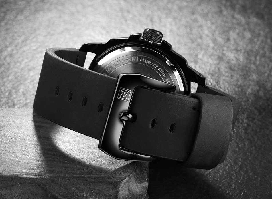 NAVIFORCE Топ бренд Роскошные мужские часы 24 часа, дата, отображение недели Мужские кварцевые часы кожаные спортивные наручные часы мужские водонепроницаемые часы