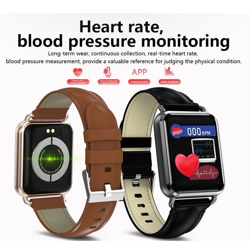 

Smart Watch Heart Rate Blood Pressure ECG Bracelet Fitness Tracker Sleep Moniter Call Reminder Calories Step Sport Wrist Band