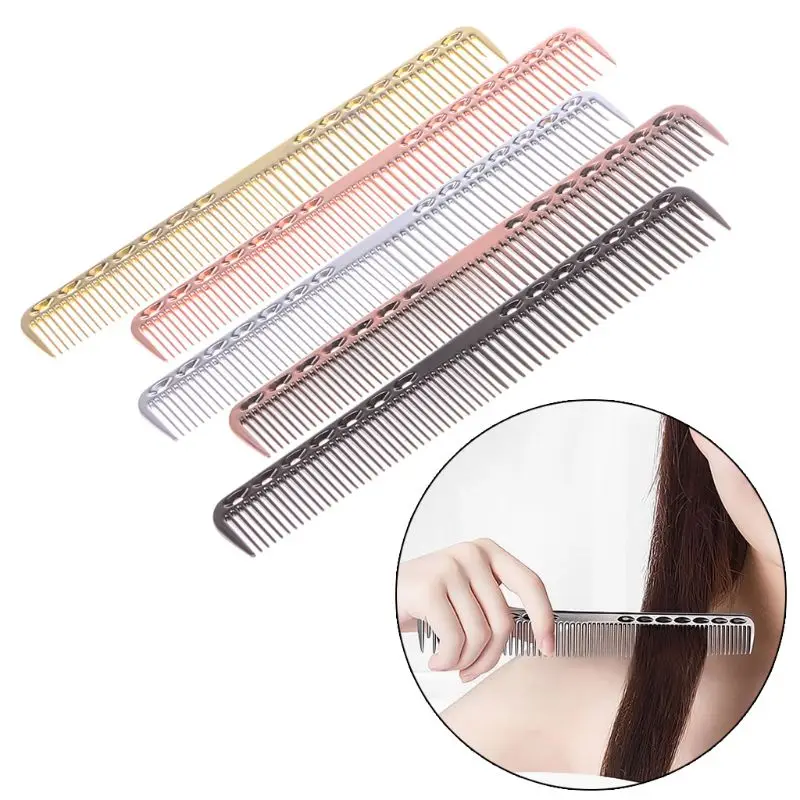 

5 Colors Professional Hair Combs Barber Hairdrerssing Hair Cutting Brush Anti-static Tangle Pro Salon Hair Care Styling Tool
