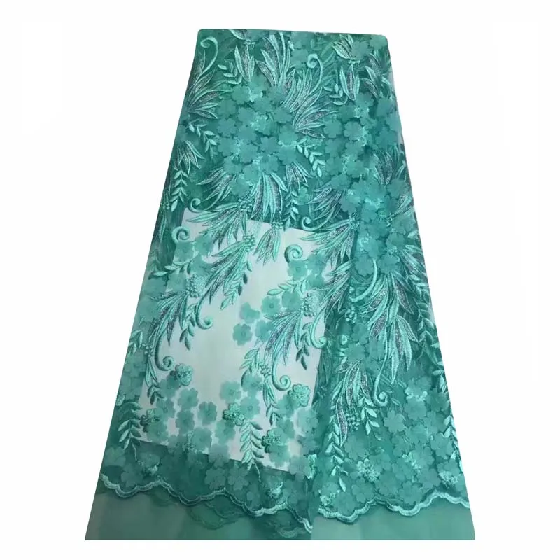 African lace fabric hot selling net with beads best design French for wedding party dress YJ43-15 | Дом и сад