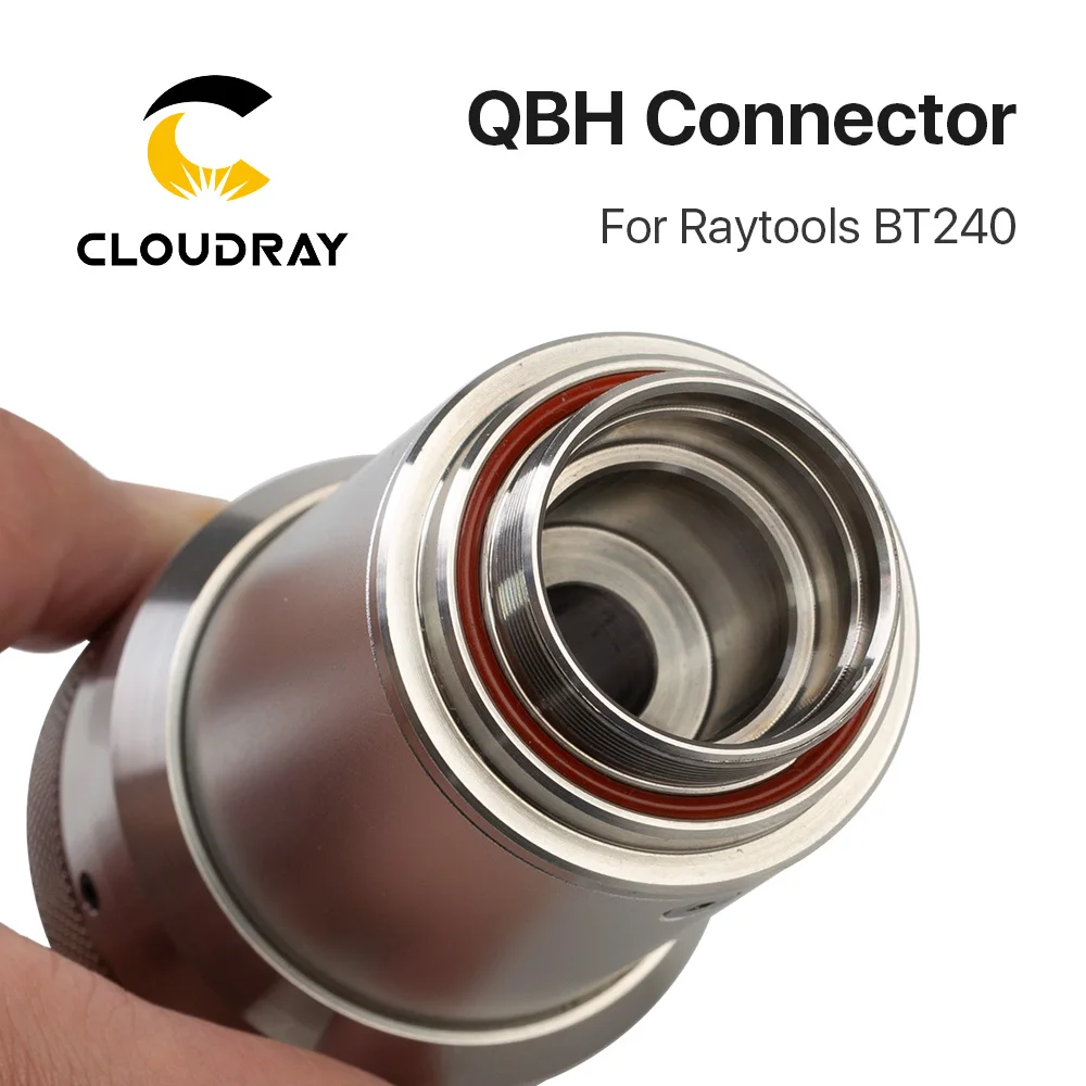 Соединитель лазерной головки Cloudray QBH BT240 BT240S для волоконного лазера 1064