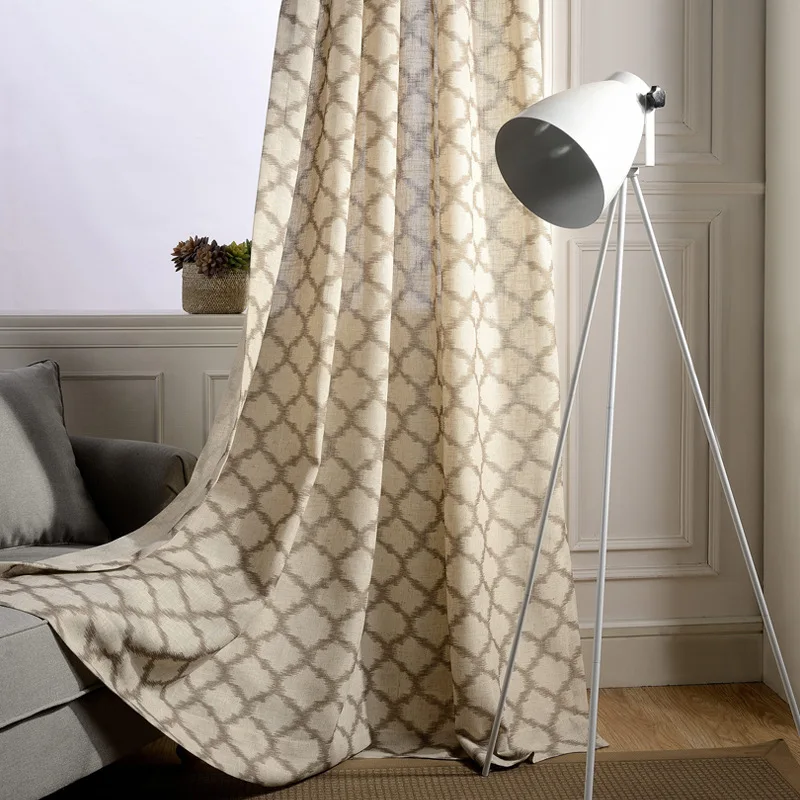 

Modern Simple European Style Printing Shading Curtains for Bedroom Curtains for Living Room Blackout Curtains