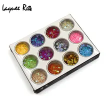 12 Цвет моду он Книги по искусству в форме Дизайн ногтей Акриловые Блеск Дизайн ногтей набор инструментов акриловые УФ Косметическая пудра пыли камень Инструменты для маникюра Глиттеры для ногтей