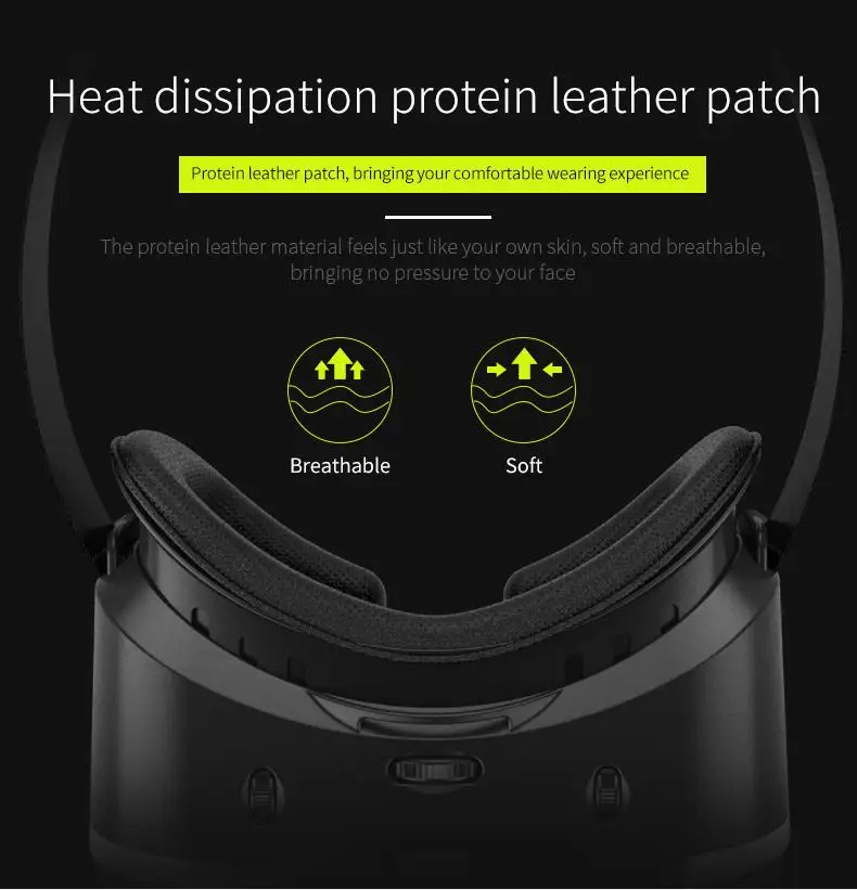 VR Shinecon II 2.0 Helmet Cardboard Virtual Reality Glasses Mobile Phone 3D Video Movie for 4.7-6.0 Smartphone with Gamepad 11 (6)