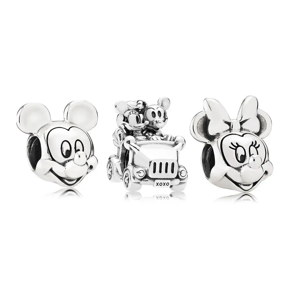 

100% 925 sterling silver Mi Charm Pack Set fit DIY original Bracelet Charms beads Female gift birthday gift