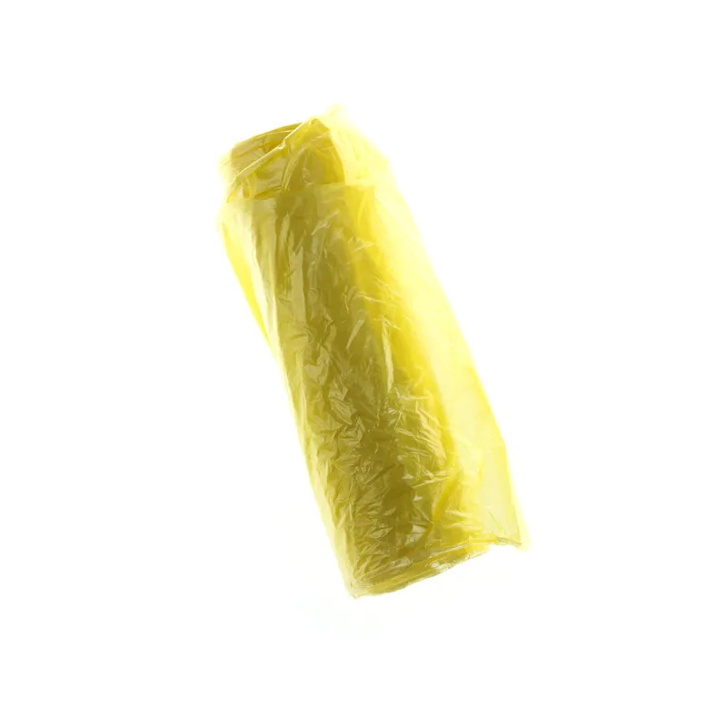 1 рулон мешки для мусора одноцветные толстые удобные экологически чистые мешки для мусора пластиковые мешки для мусора размер 50*60 см - Цвет: Цвет: желтый
