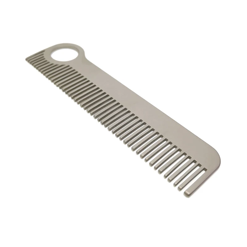 

E1183 Outdoor Multifunction titanium TC4 tactical head comb EDC gadgets Camping, trekking, tactical comb Ultralight