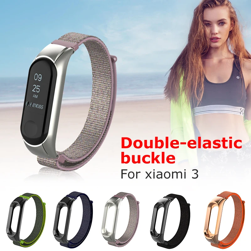 

Watch Band Canvas Personalize Durable Strap DIY Kit Repair for Xiaomi mi band miband 3
