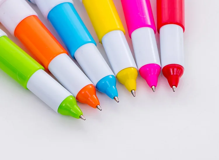 Escolar para o Escrita Material de Jardim de Infância Caneta Esferográfica Lote Pílulas Expressão Fofas Mini Canetas Telescópicas Kawaii Material 50 Pçs - 9 Material escolar e de escritório