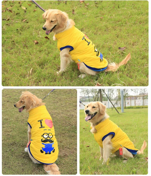 Extra Large Size Dog Clothes Winter Clothes Waterproof Outter Plush