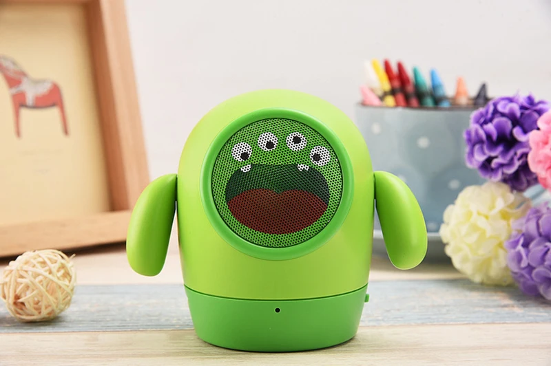 RACAHOO Cartoon Mini Portable Bluetooth Speaker Wireless Handsfree Subwoofer Stereo Outdoor Speakers with Mic for Smart Phone13