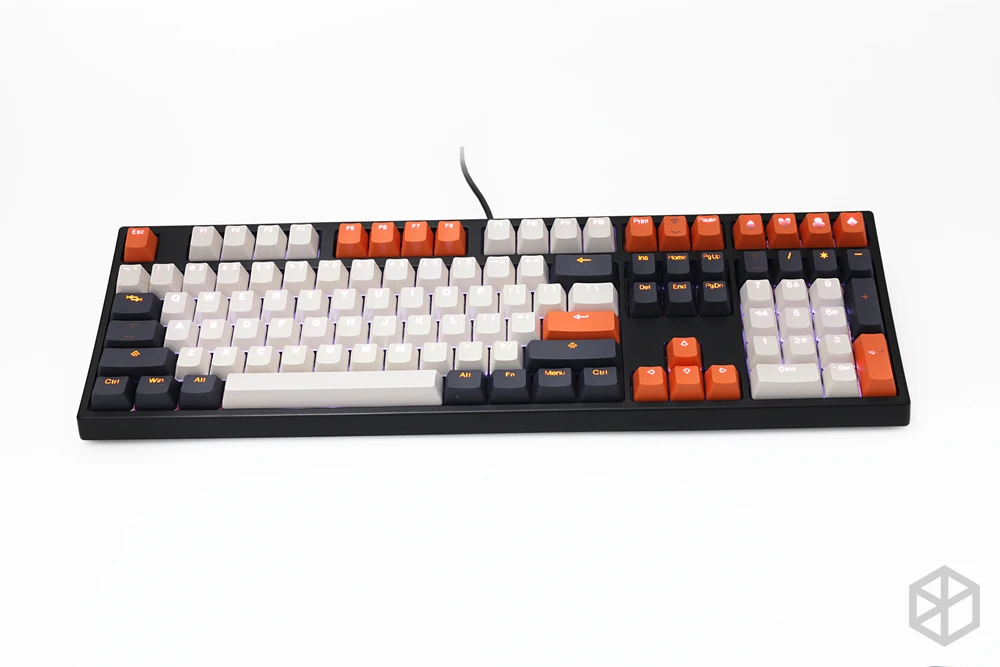 Taihao abs двойные колпачки для ключей для diy игровой механической клавиатуры с подсветкой колпачки oem профиль светильник через углеродный colorway 108 ключ