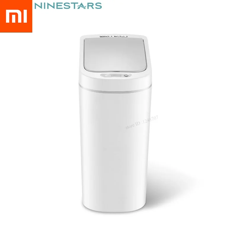 

Original Xiaomi Mijia NINESTARS Smart Trash Can Motion Sensor Auto Sealing LED Induction Cover Trash 7/10L Home Ashcan Bins
