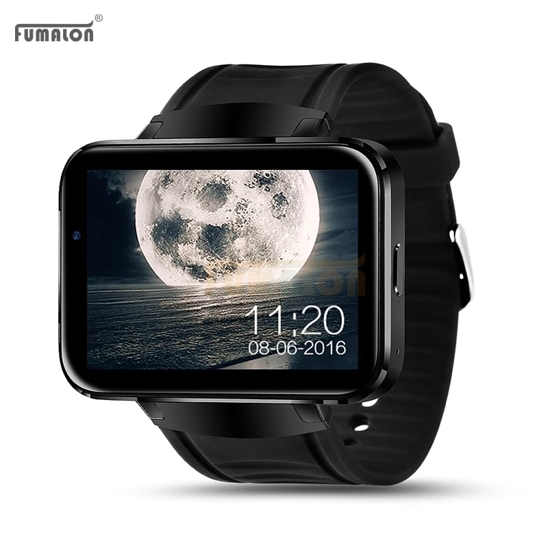 Surprise ! FUMALON FM98 Android OS Smart Watch Phone Support GPS SIM Card MP3 Bluetooth WIFI Smartwatch For Apple Ios Android Os