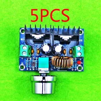 

5PCS Max 8A 200W DC-DC Step Down Buck Converter Power Supply XL4016 PWM Adjustable 4-40V To 1.25-36V Step-Down Board Module