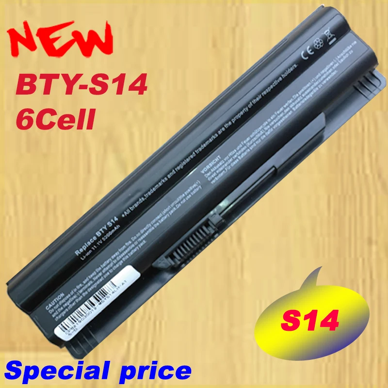 cheap HSW 6 cells Laptop Battery For MSI BTY S14 BTY S15 CR650 CX650 FR400 FR600 FR610 FR620 FR700 FX400 FX420 FX600 FX603 FX610 FX620