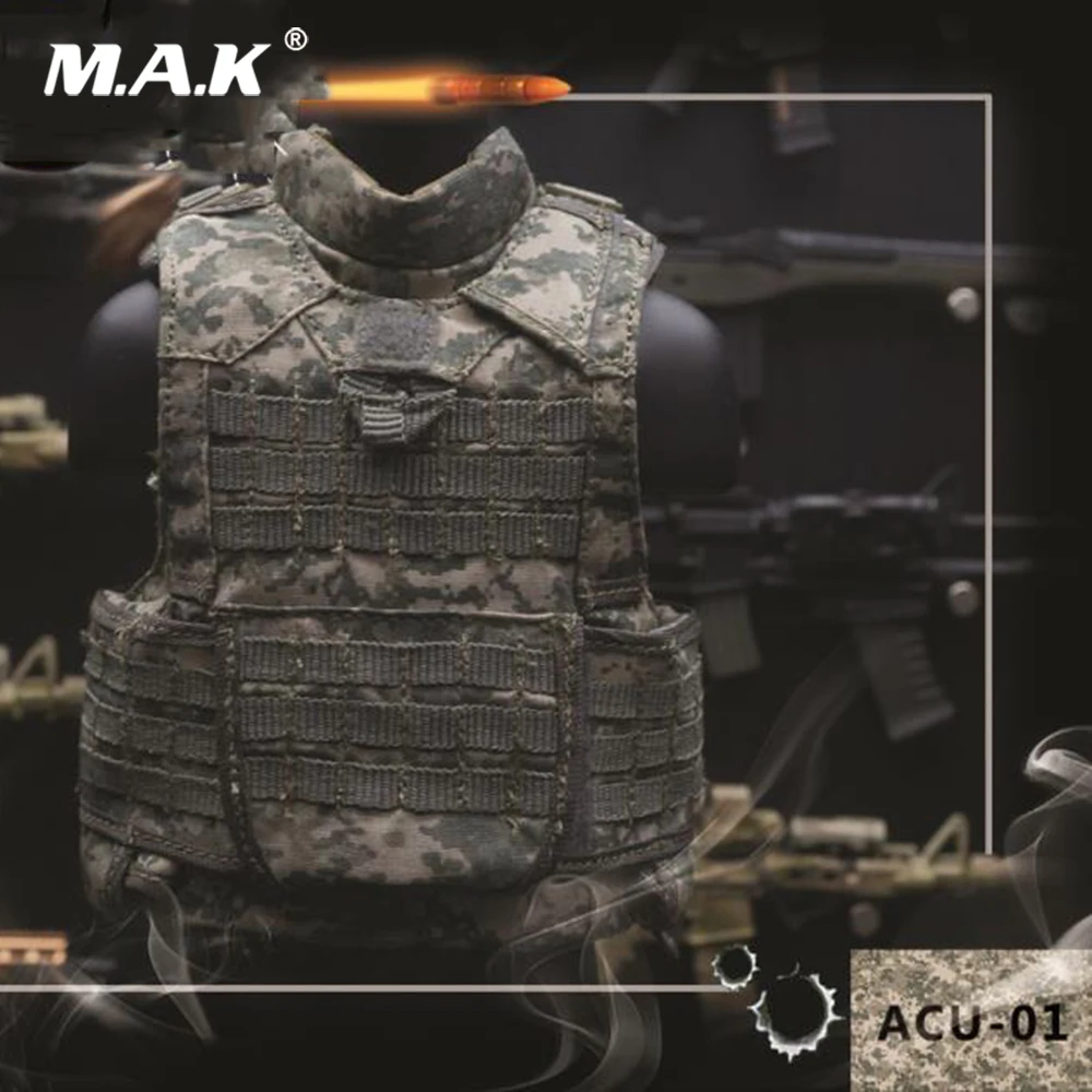 

1/6 Scale Figure Clothes Accessory US Army UCP IOTV GEN2 Tactical Vest ACU Fit 12'' Action Figure Body