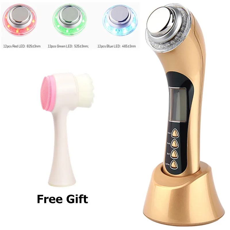 

Home Use Galvanic Spa Ultrasonic Photon LED Treatment Age Facial Rejuvenation Anti-aging Wrinkle Beauty Product Machine