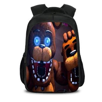 

Five Nights At Freddy Kids Backpacks Customized Mochila Feminina Orthopedic Children Travel Bag School Bag Teenage Gift