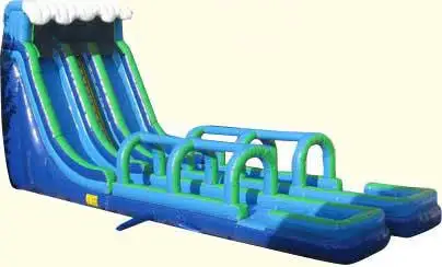 

2016 factory price large inflatable slide and slid with pool / inflatable water slide for sale