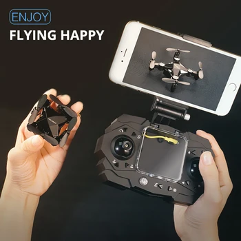 

Mini Unmanned Aerial Vehicle Quadrocopter Folding Mini Drone Camera 720P High Hold Mode Small Helicopter Boy Toys VS S9HW H8 H48