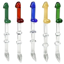 Курильница Dogo, уникальные плоскогубцы, стеклянный инструмент для масла и воска, палочка для E ногтей, набор Dab для ногтей, кварцевые элитки DB-079