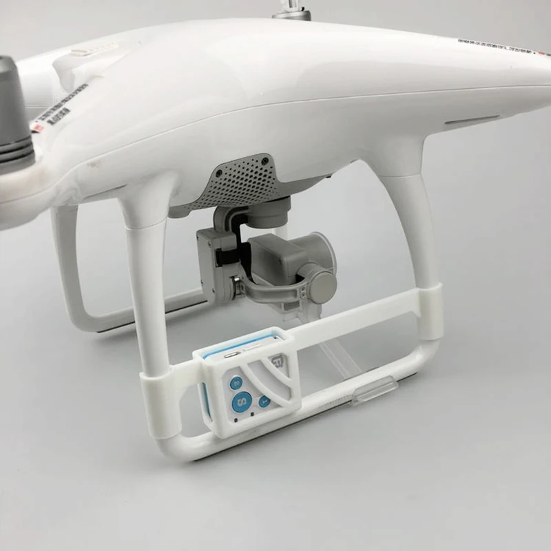 Sunnylife DJI Phantom 4 3D Printed RF-V16 GPS Tracker Mount Locator Anti-lost Fixator Tracker Holder Fixing Bracket Seat  (1)
