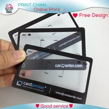 Высокое качество 500 шт./лот прозрачная карточка ПВХ печать индивидуальные пластиковые карты мороза