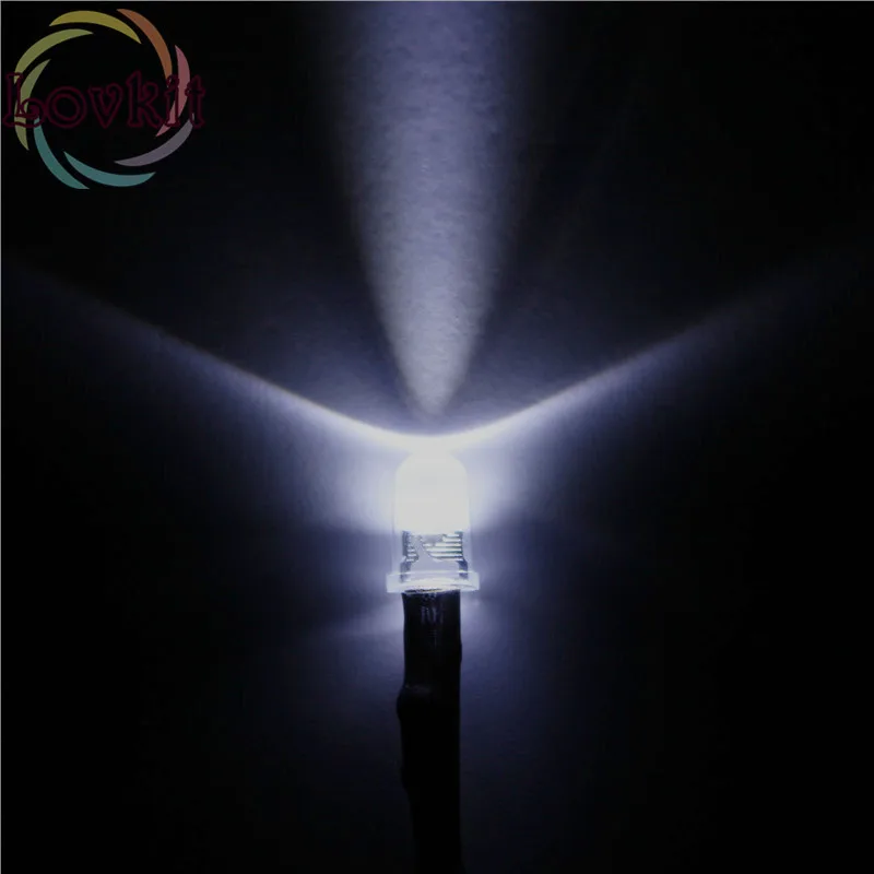 

20pcs 5MM LED Pre-Wired 12v Resistor White Bright Emitting Diode Round Top 12V DC 20 CM Pre Wired Diodes Led Lamp Light For DIY