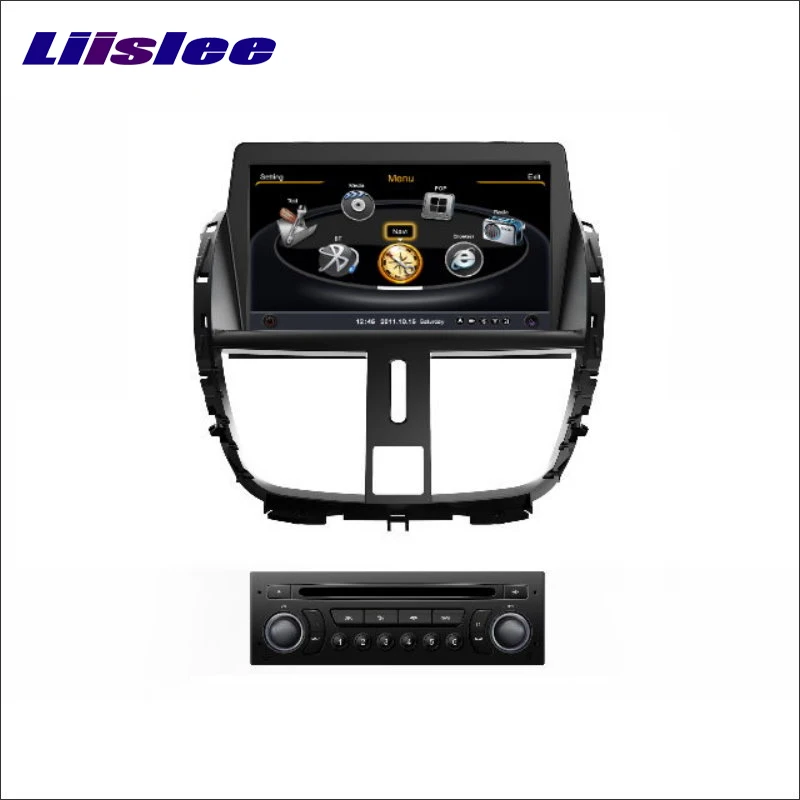 Sale Liislee For Peugeot 207 2009~2013 Car DVD Player GPS Nav Navi Map Navigation Radio Stereo CD iPod BT HD Screen Multimedia System 2