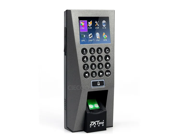 ZK F18 Fingerprint Scanner Access Control Time Attendance Door Locks TCP/IP Tool RF Reader Alarm