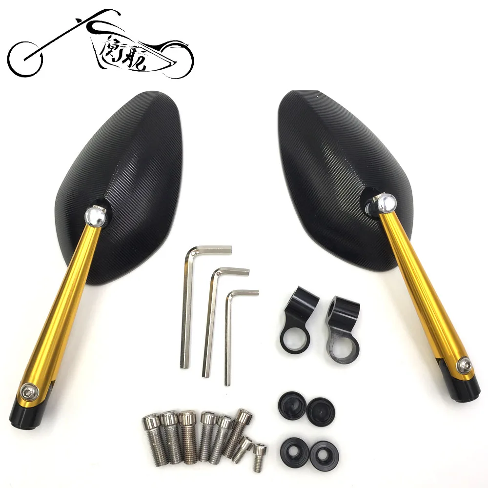 2017 Aluminum CNC side rear view mirror universal for all motorcycle