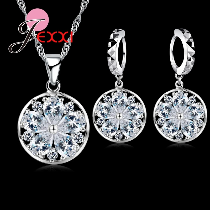 Detail Feedback Questions About Patico Elegant Luxury Wedding Detail Feedback Questions About Patico Elegant Luxury Wedding Jewelry Sets Women Bride Accessories Crystal Snowflake Necklace Flower Earring Set Free